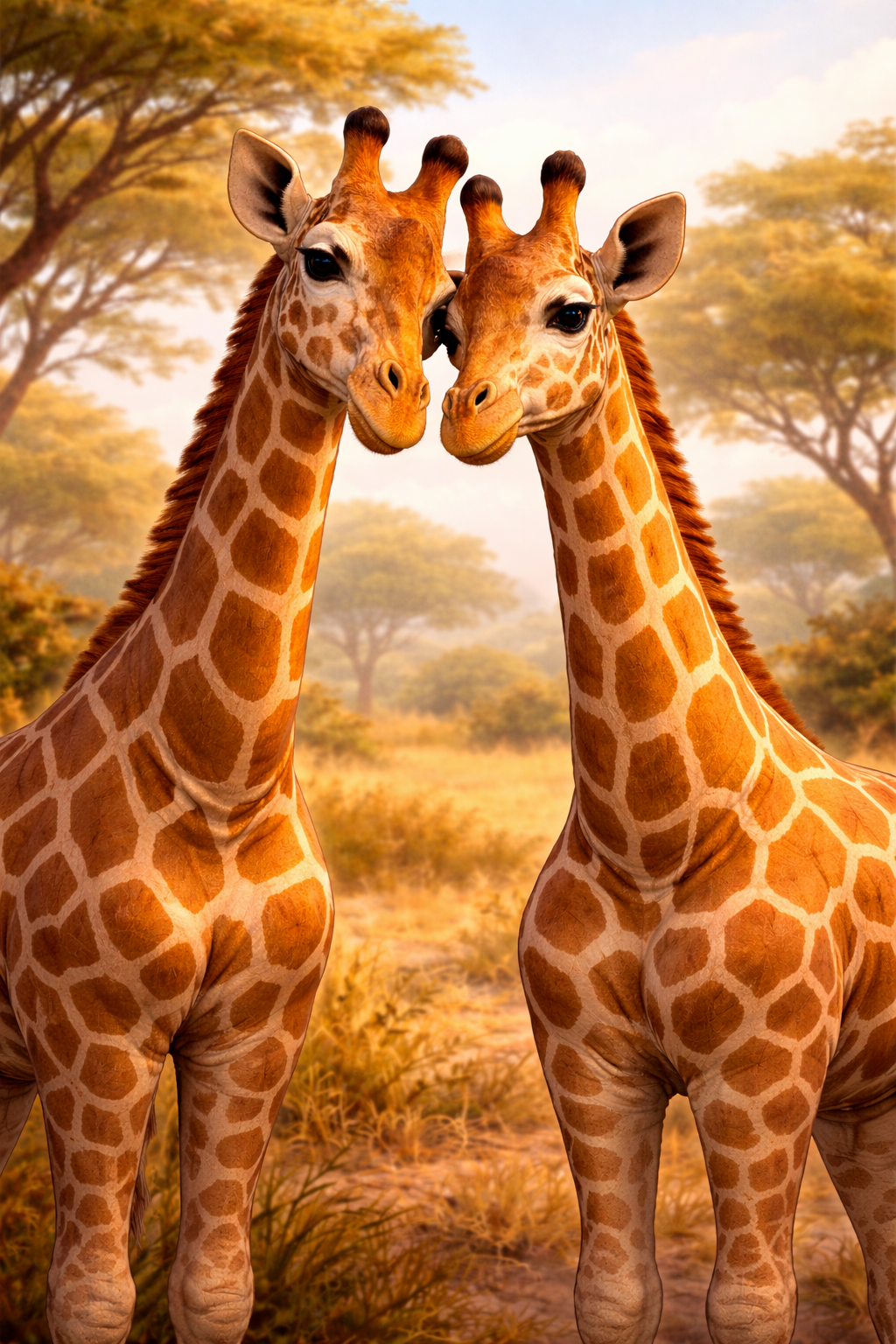 Wendy and Penny the Giraffes